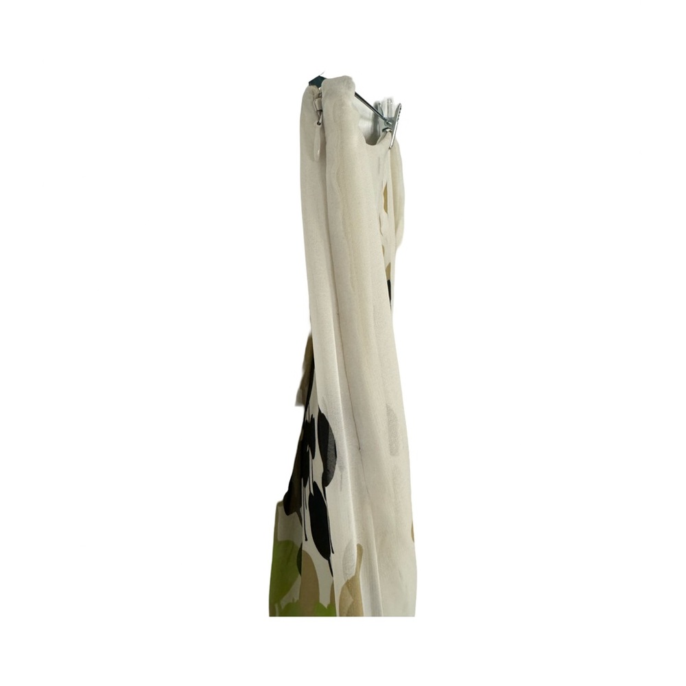 Cato Cream Green And Black Fair Skirt Size 8 Side Zipper - Picture 5 of 10